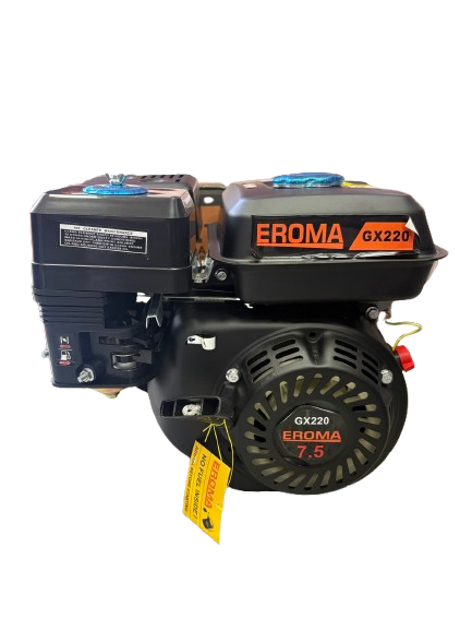 موتور تک بنزینی EROMA به رنگ مشکی با پس زمینه سفید