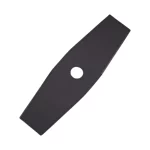 تیغه دو پر علفتراش به رنگ مشکی به پس زمینه سفید