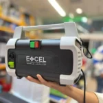 کارواش خانگی اکسل مدل EX1500 به رنگ مشکی و سفید و سبز روی پس زمینه سفید