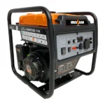 موتور برق هواسدان اینونتردار هندلی مدل H5250i-1H ظرفیت ۴.۲ کیلو وات تک فاز بنزینی به رنگ مشکی و نارنجی