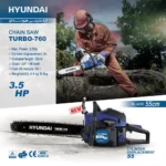 اره زنجیری بنزینی هیوندای TURBO 760
