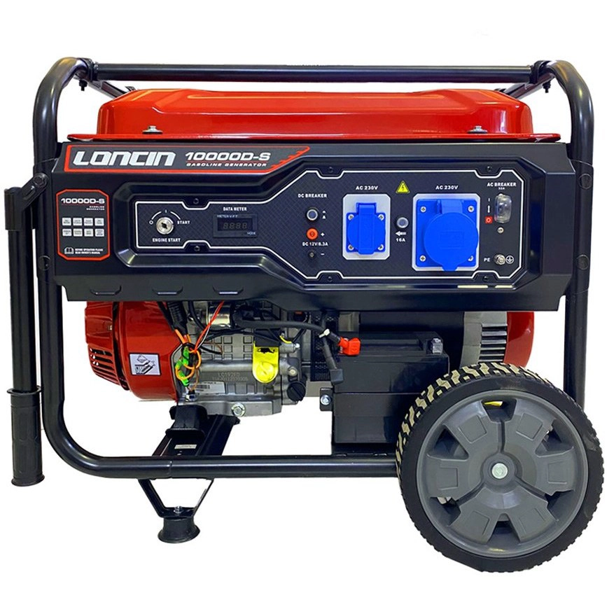 موتور برق 8 کیلو وات اتومات بنزینی تکفاز قابلیت نصب ATS برند لانسین مدل LC10000D-S