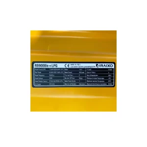 موتور برق دوگانه‌ سوز اینورتر سایلنت ۸.۵ کیلووات راکسیو مدل RB9000ie+LPG تکفاز